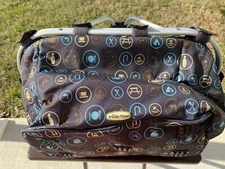 NWT Picnic Time METRO Multi-colors insulated Collapsible Folding Tote / basket 