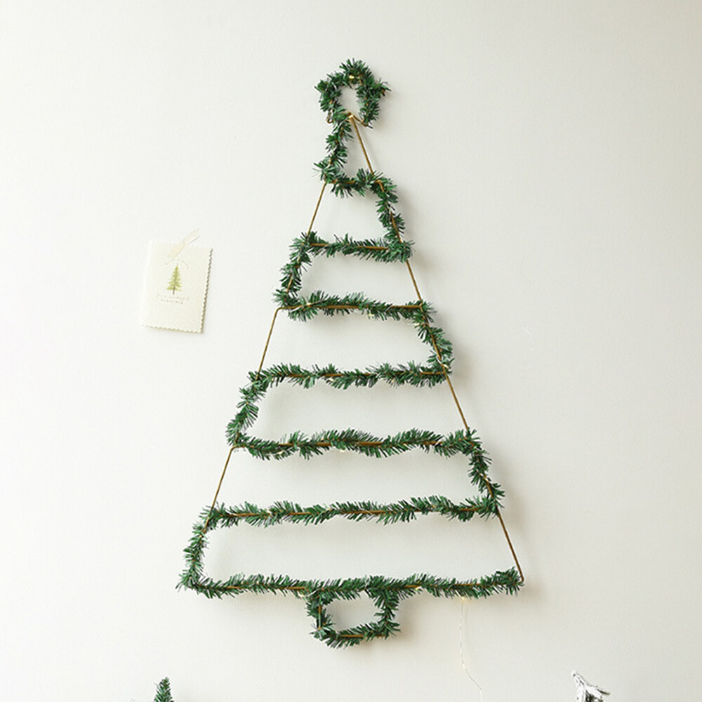 Plain Christmas Wreath Green Spruce 40cm Rings Pine Wreath Xmas Door