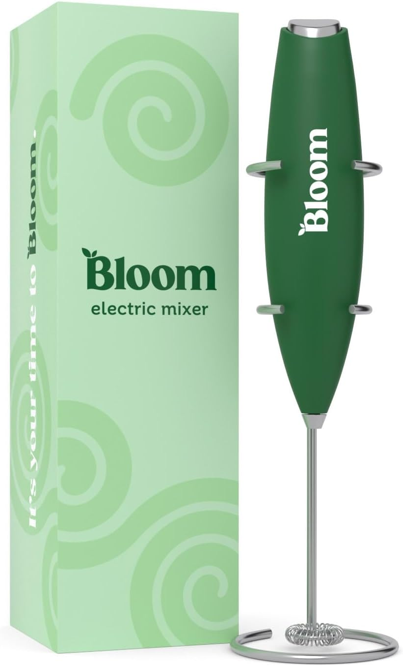 Milk Frother, Hand Mixer, Electric, Handheld Drink Stirrer, Frothing Wand, Foam-image