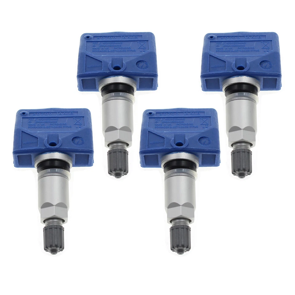 Sensor monitor de presión de neumáticos 4X para Nissan Titan SV SL 5.6 40700-1AA0B azul TPMS Foto 4 de 4