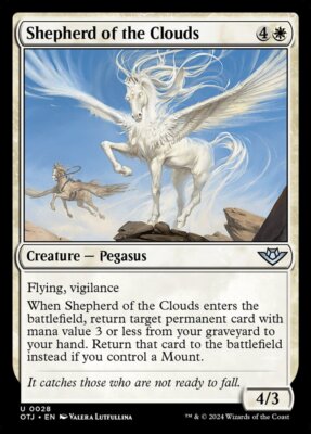 MTG Shepherd of the Clouds (28/441) Outlaws of Thunder Junction LP