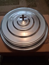 36. Stainless Steel Communion Cup Tray, Cross On Top And 950 Disposable Cups.