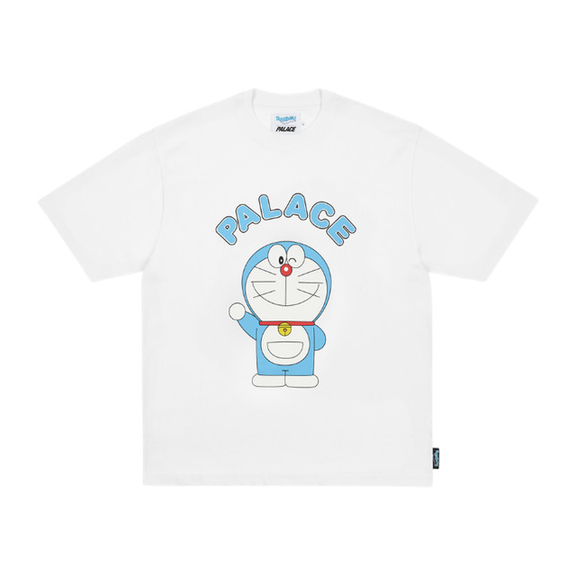 Palace x Doraemon White T-Shirt 2025FW