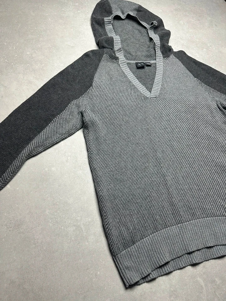 Pull à capuche Armani Exchange - Homme Taille XL - Gris - Photo 2/4