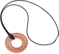 Tensor Rings Copper, 3 Ring Cubit Tensor Pendant, Tensor Rings Set Trio Ra-Mu Vi