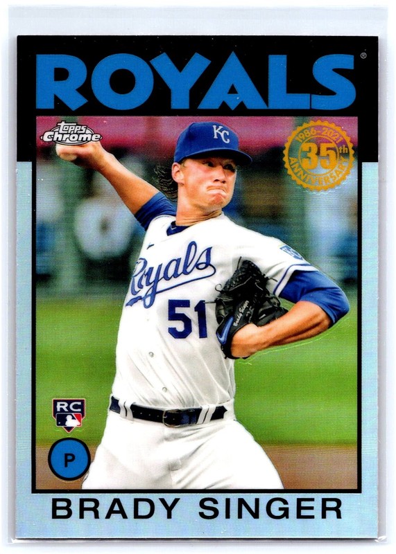 2021 Topps Chrome BRADY SINGER #86BC-25 Refractor