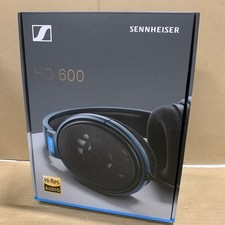 Sennheiser HD 600 HI-Fi open back Headphones Black Used From Japan w/Box