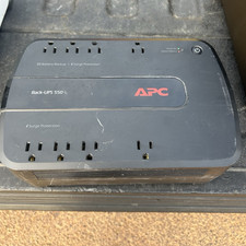 APC Back-UPS 550 Desktop UPS Battery Backup Surge Protection 8 Outlets Black
