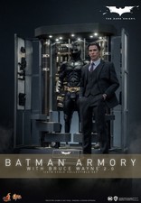 Hot Toys Batman Armory 2.0 MMS750 with Bruce Wayne Brand New and Double Boxed US