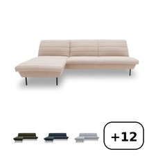 LOOKS IX Ecksofa Longchair Sofa L-Form Couch Polsterecke Stoffbezug