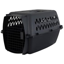Petmate Pet Porter Dog Kennel 24" Dark Gray  Black 15-20lbs Made in USA