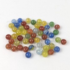 Lot Of 52 Vintage Marbles  One Shooter