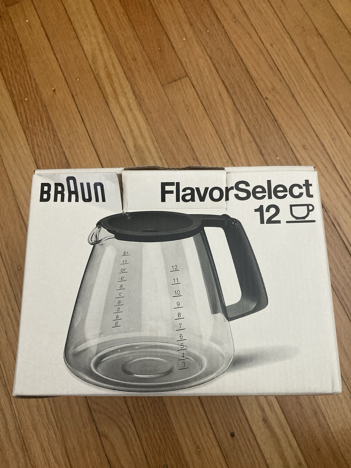 New Braun Coffee Flavor Select KFK 12 L - Replacement 12 Cup Carafe Tea
