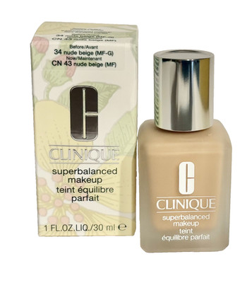 Clinique Superbalanced Makeup  - 34 Nude Beige /C 43 Nude Beige (MF) 1.0 oz  NIB