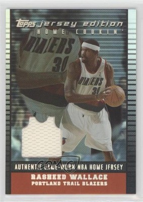 2002-03 Topps Jersey Edition Black /99 Rasheed Wallace #jeRWA 0i39