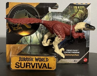 Jurassic World Survival Deinonychus Frenzy Pack  Figure Mattel 2026 NIB