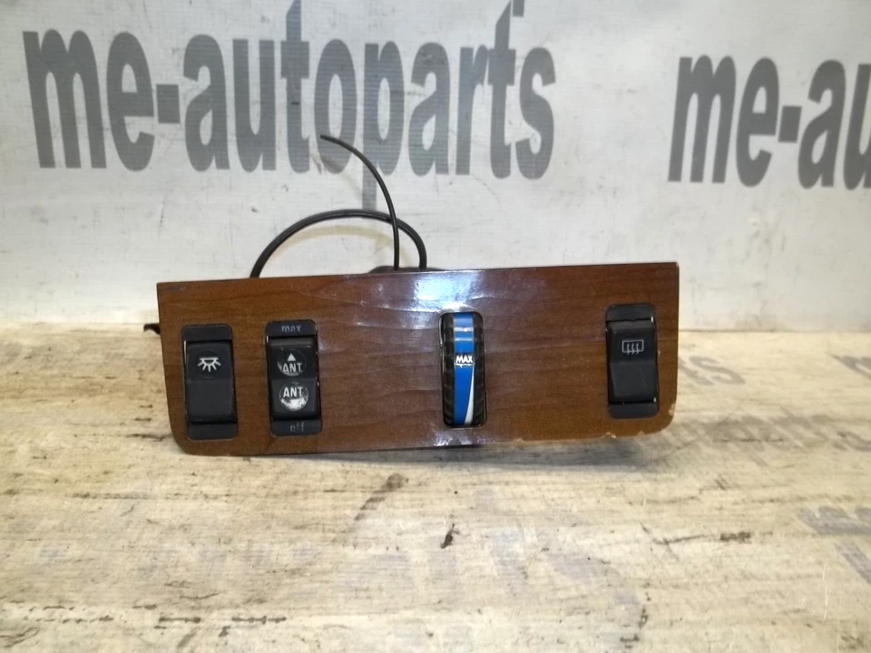 Interruptor de consola central bisel de ajuste multifunción para tablero Mercedes-Benz W123 77-85 OEM Foto 2 de 4