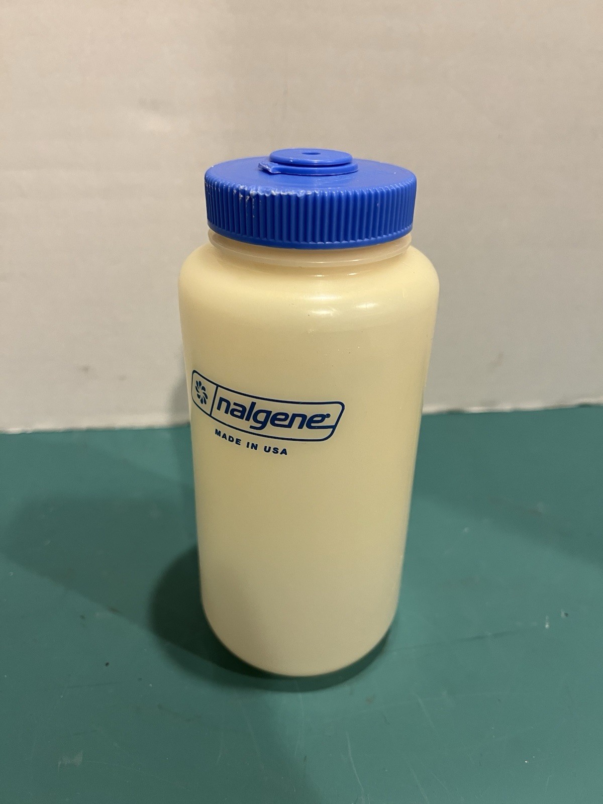 Vintage Nalgene Water Bottle 32oz 1000ml UVPE WIDE Mouth Top