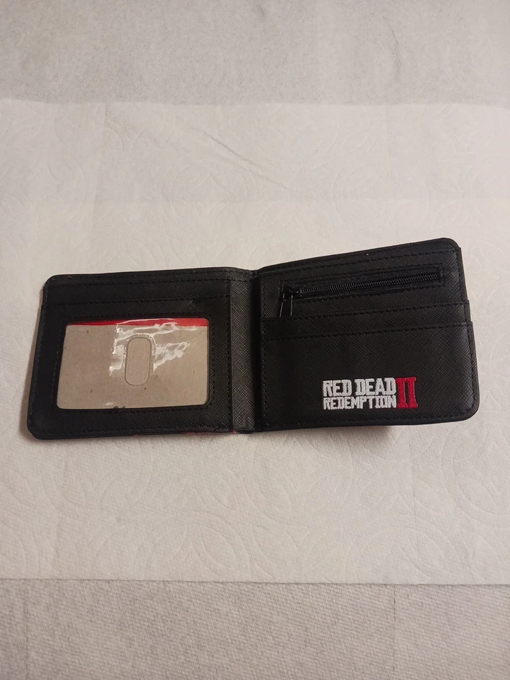 Red Dead Redemption Bi-Fold Wallet Boys / Kids Zipper Coin Pocket - Image 4 of 4