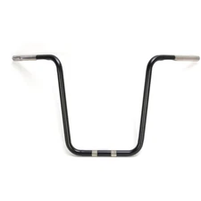 KST Kustoms Satin Black 1 in. SS Straight Jacket 16 in. Rise Handlebar - 153895S