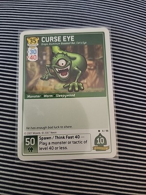 Maplestory iTCG NPC  - Curse Eye 6/96 Rare - WOTC 2007