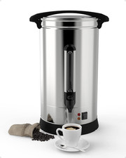 110 Cup Commercial Coffee Urn, 16L/4.2Gallon Double-Wall Commercial Coffee Maker