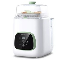 Momcozy KleanPal Pro Auto Bottle Washer and Sterilizer - White/green