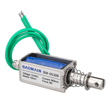 12VDC 10Mm Linear Actuator Solenoid Electromagnet BM-0530B 5N