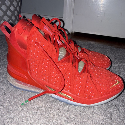 Nike LeBron 18 Men s Christmas Sneakers Brand New (missing the box)