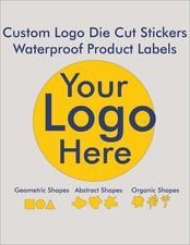 Custom Logo Die Cut Sticker Personalized Product Label Waterproof Vinyl Decal