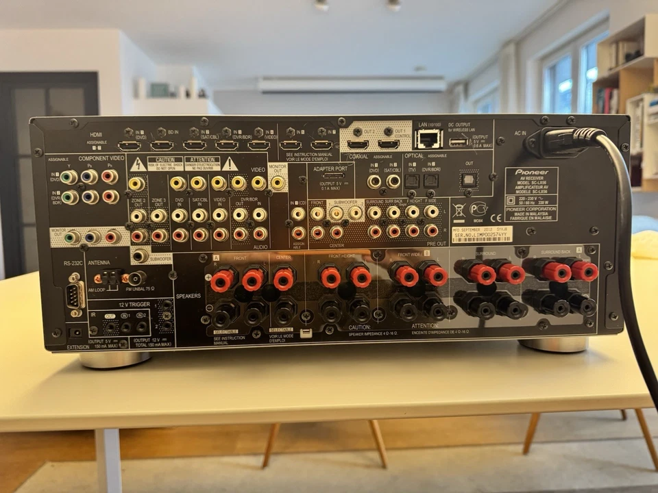 Pioneer AV Receiver SC-LX56 Kaum Benutzt mit Fernbedienung Top Zustand - Bild 3 von 4