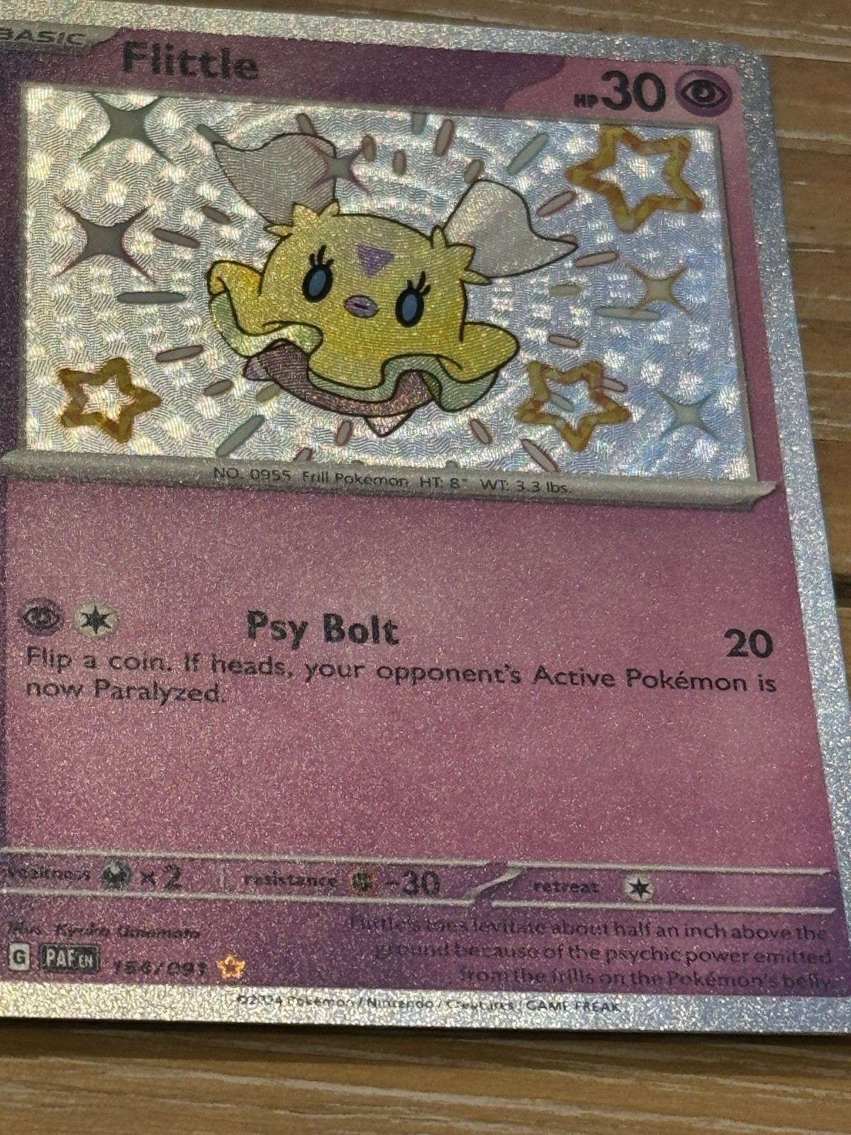Flittle 164/091 SV: Paldean Fates Holo