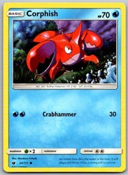 Corphish 24/111 Common Crimson Invasion Pokemon