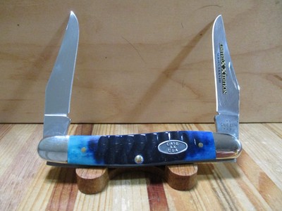 NIB Case XX Limited Edition Ocean Blue Bone Gator Jig Muskrat