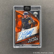 Oneil Cruz 2022 Topps Chrome Black MLB Rookie Autograph Orange AUTO /25