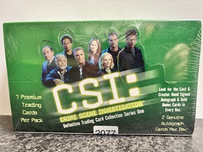 Strictly Ink CSI Definitive Trading Card Box (2007) Autograph