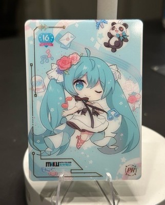 P26 official Vocaloid chibi hatsune miku collectible trading card tcg PR