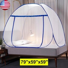 Pop-Up Mosquito Net Tent for Bed Portable Camping Travel Mosquito Net 79"x59"