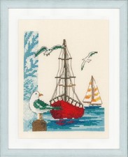 Vervaco Cross Stitch Kit - Sailboat