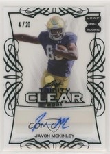 2021 Leaf Trinity Clear Auto Green Foil 4/20 Javon McKinley #CA-JMK Auto 0ik7