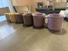6 QVC Coffee Mugs Celebration-16 Oz Temptatio...