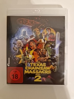 THE TEXAS CHAINSAW MASSACRE 2 II Tobe Hooper DENNIS HOPPER BLU-RAY 
