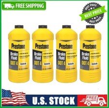 4 PACK Prestone Dot 4 Brake Fluid 32 fl oz