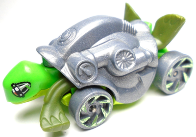 #ad #ad 2021 HOT WHEELS STREET BEASTS TURTOSHELL GREEN amp; GRAY DIECAST 2 3 8quot; TURTLE CAR $11.99