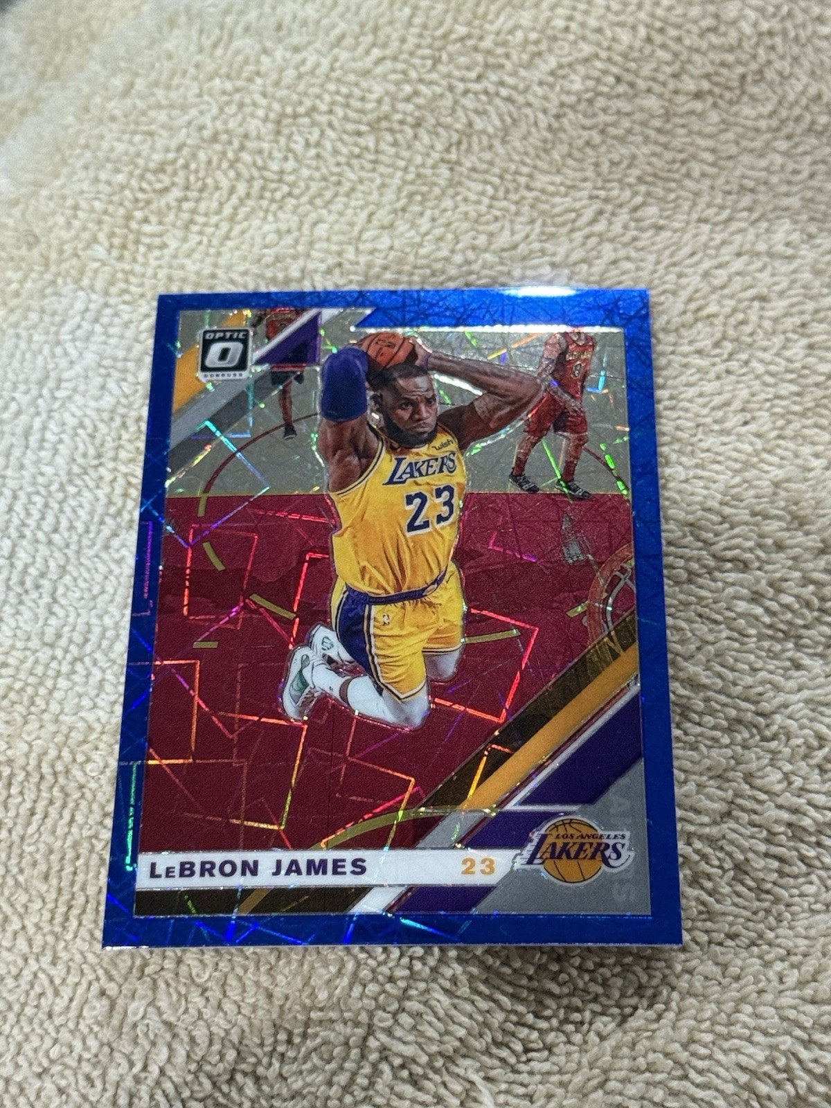 LeBron James 2019 Optic Blue Velocity #60