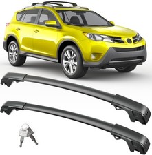 FengYu 300lb Lockable Roof Rack Cross Bars Compatible with Toyota Rav4 2013 2...