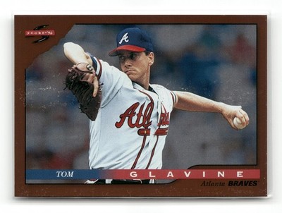 1996 Score Pinnacle - Tom Glavine #52 Dugout Collection Series 2