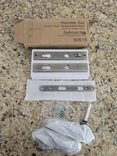 Brand New Anderson brushed dark nickel handle set  90616