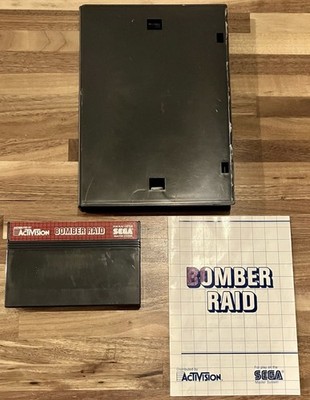 Bomber Raid Sega Master System - Case W/ Manual - Tested