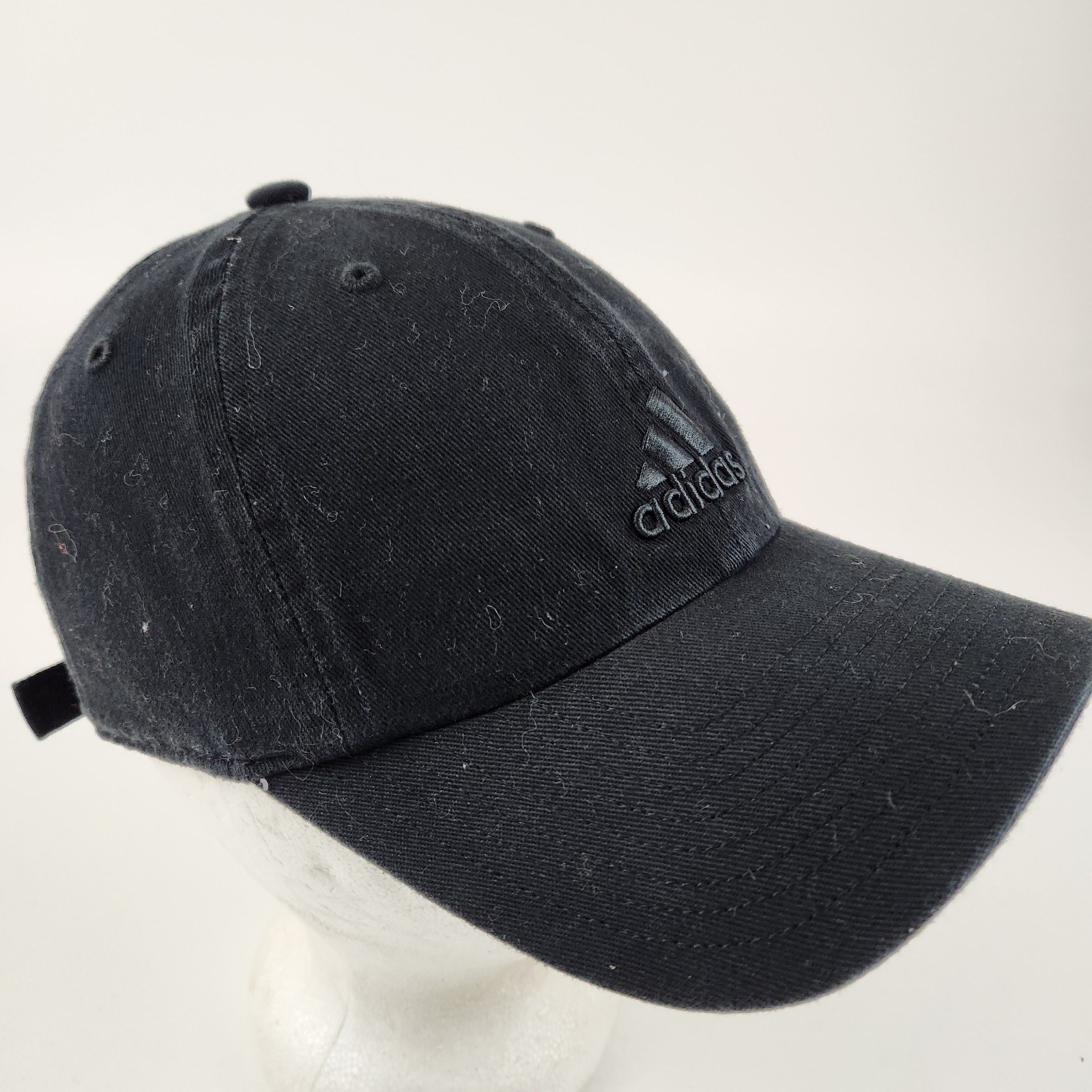Adidas Aeroready Hat Black Solid Plain Strap Back… - image 5